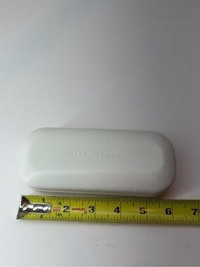 Marc Jacobs Faux Leather Designer Hard Case  Sunglasses / Eyeglasses White